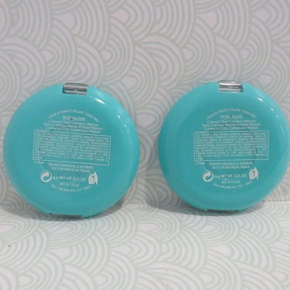 ORLANE PARIS💥COMPACT SHINE CONTROL PRESSED POWDER MEDIUM - LOT OF 2💥 - Picture 3 of 5